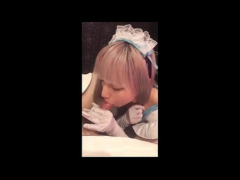 ❤️ Japonský idol [mayuka], kostým francouzské pokojské, část 1, orál a honění s pleťovým mlékem ❤️❌ Super sex u nás